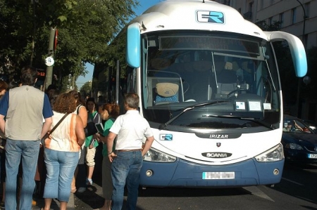 Imagen de archivo de un autobús de transporte (FEDINTRA) Imagen de archivo de un autobús de transporte (FEDINTRA)