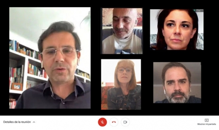 Reunión por videoconferencia con la Federación de Comercio (PSOE) 
