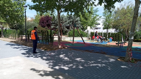 Imagen de un parque de Baza (AYTO. BAZA) 