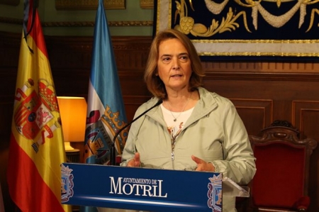 Luisa García Chamorro en rueda de prensa (AYTO. MOTRIL) 