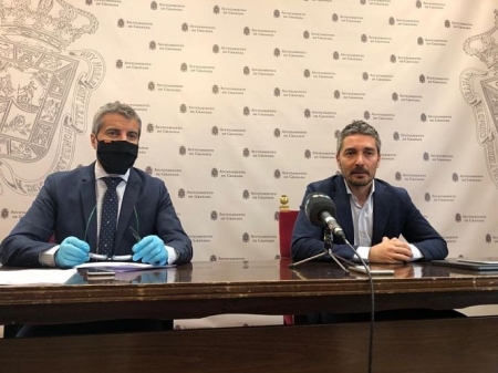 Los portavoces del equipo de gobierno local de Granada, César Díaz y Manuel Olivares (AYUNTAMIENTO) Los portavoces del equipo de gobierno local de Granada, César Díaz y Manuel Olivares (AYUNTAMIENTO)