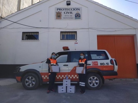 Protección Civil entregará las mascarillas (AYTO. MONTEFRIO)