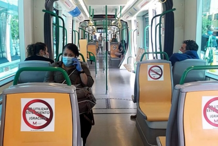 Pocos viajeros en el Metro (JUNTA) Pocos viajeros en el Metro (JUNTA)