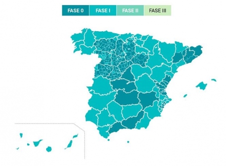 Provincias que han pasado a la Fase 1 (GOBIERNO) Provincias que han pasado a la Fase 1 (GOBIERNO)
