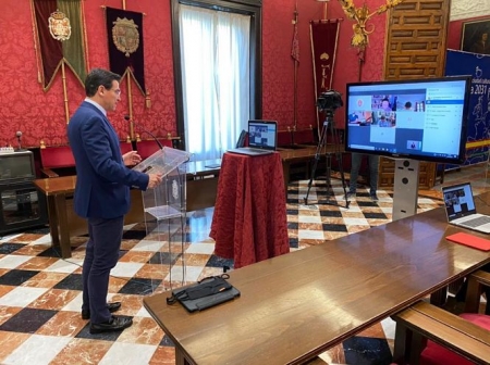 Rueda de prensa telemática de Luis Salvador (AYTO. GRANADA) 