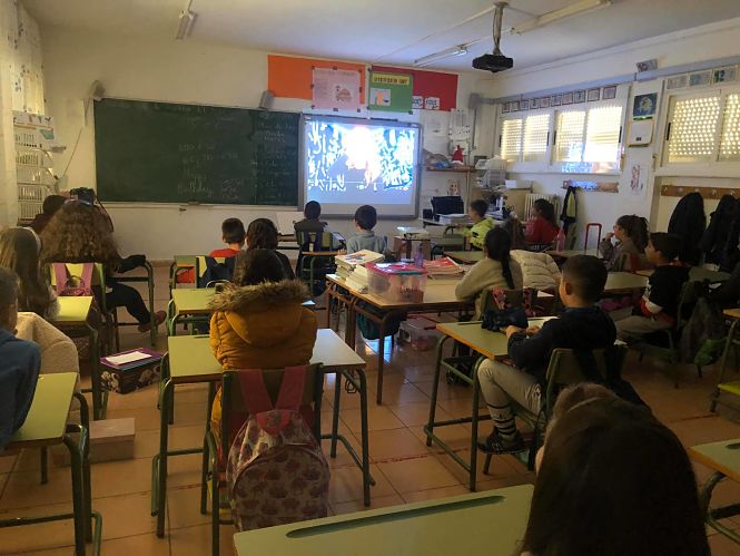 Alumnos en clase