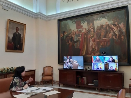 Rueda de prensa telemática de Sandra García (DELEGACIÓN DEL GOBIERNO) Rueda de prensa telemática de Sandra García (DELEGACIÓN DEL GOBIERNO)