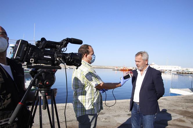 El presidente del Puerto de Motril, José García Fuentes (PUERTO) 