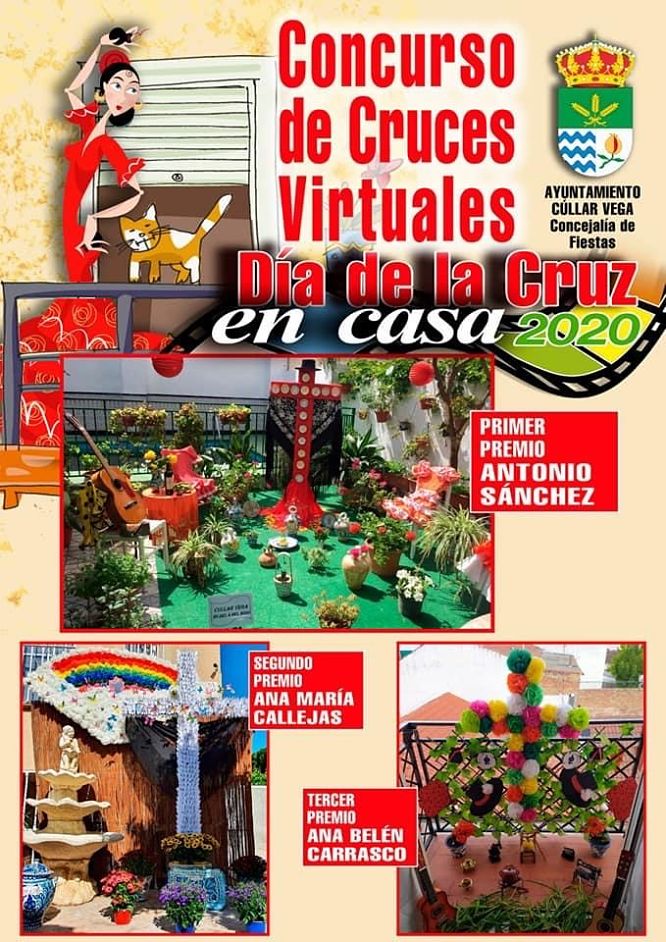 Tres ganadores del Concurso de Cruces (AYTO. CÚLLAR VEGA)
