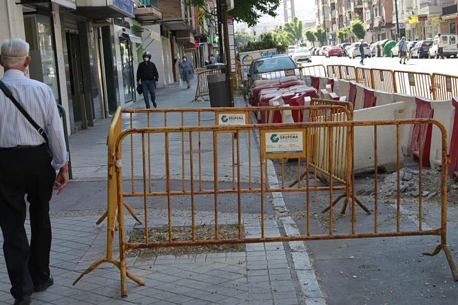 Obras del eje Arabial-Palencia (PODEMOS-IU) 