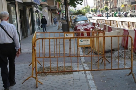 Obras del eje Arabial-Palencia (PODEMOS-IU) 