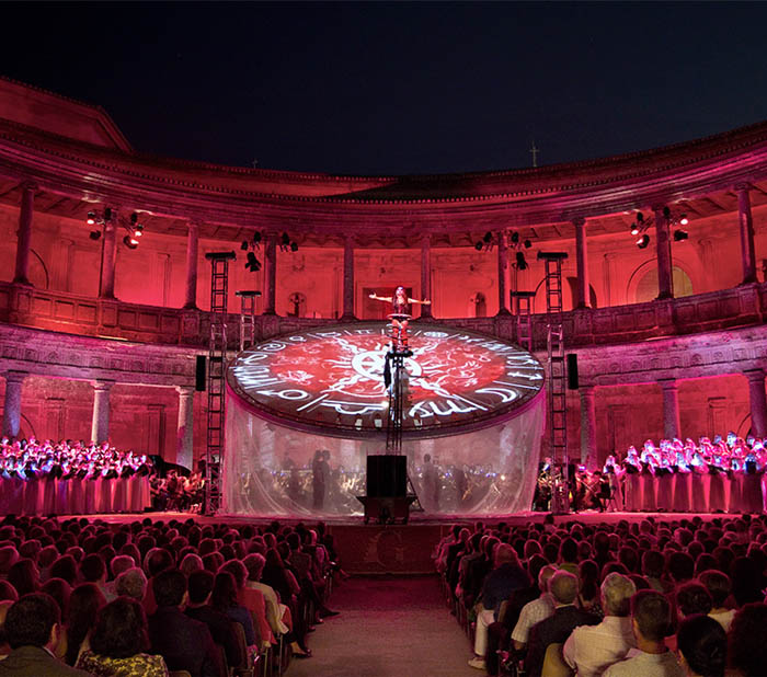 Una de los espectáculos programados en ediciones anteriores en el Festival de Música y Danza de Granada