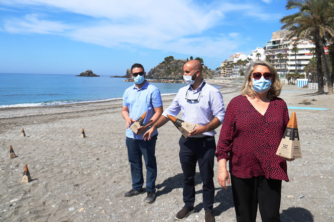 Presentación del plan por para delimitar la ocupación de la playa (AYTO.ALMUÑÉCAR)