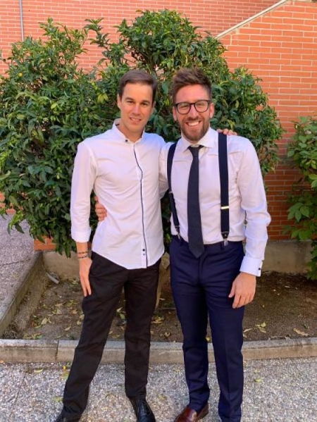 Isaac Pérez y José Mora, creador e investigador de $inTime (UGR)