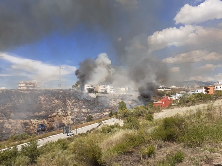 Zona donde se ha producido el incendio (PLAN INFOCA) 