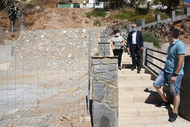 Visita a las obras de Beas de Guadix (R. MARTÍNEZ / DIPGRA)