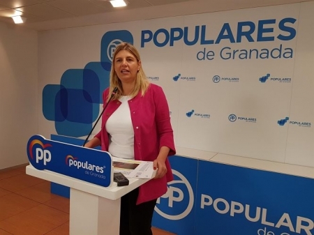 La portavoz del grupo popular en la Diputación de Granada, Inmaculada Hernández, en imagen de archivo (PP)