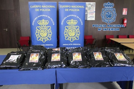 Paquetes de Marihuana incautados (POLICIA NACIONAL)