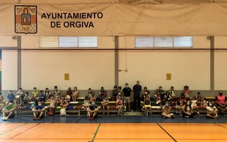 Participantes en el campamento de verano (AYTO. ÓRGIVA)