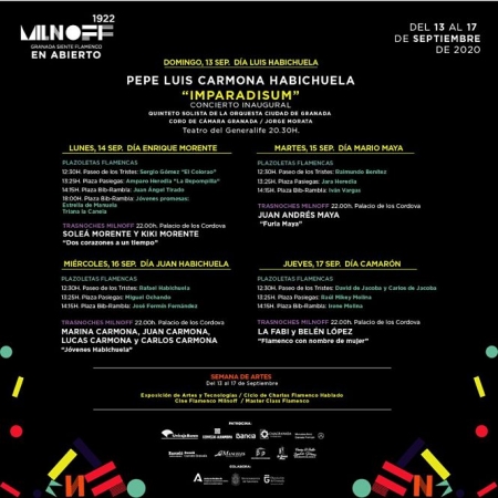 Cartel del Festival Milnoff (AYUNTAMIENTO GRANADA) Cartel del Festival Milnoff (AYUNTAMIENTO GRANADA)
