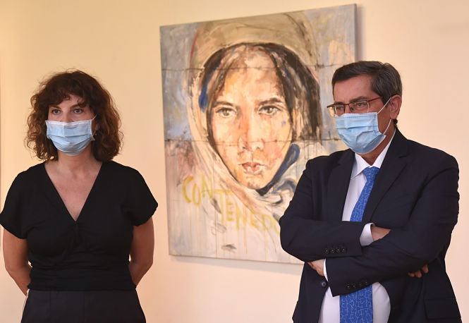 José Entrena ha visitado la expocisión (DIPUTACIÓN)