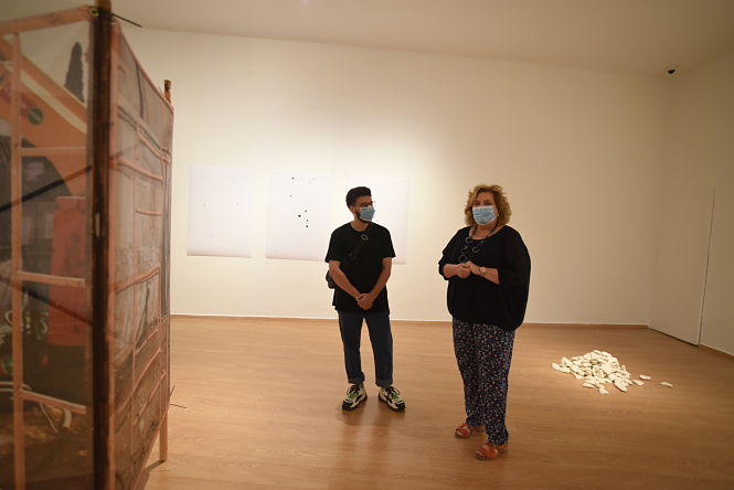 La Diputada de Cultura, Fátima Gómez ha visitado la exposición (DIPUTACIÓN) 