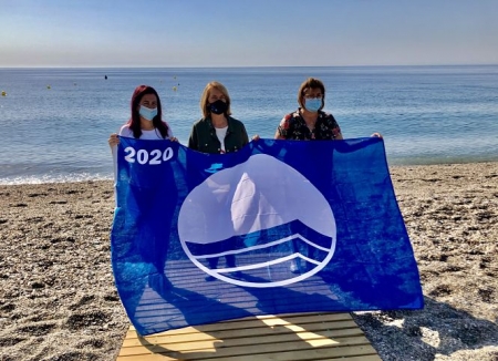 Bandera Azul en la Playa de Calahonda (AYTO. MOTRIL)