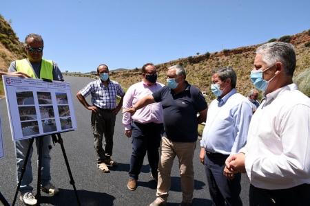 Visita a las obras de la Carretera de Rubite (R. MARTÍNEZ /DIPGRA) 