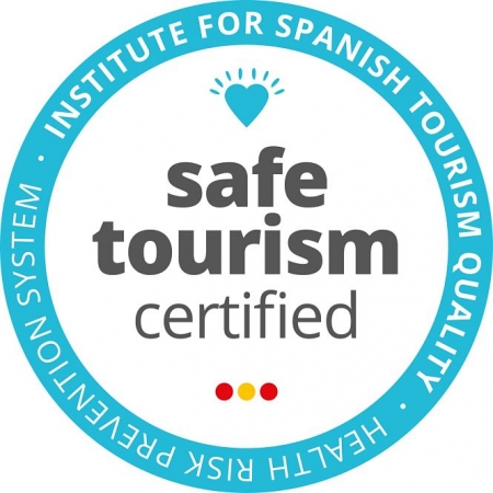 Imagen del sello ‘Safe Tourism Certified’ (AYTO. MOTRIL)