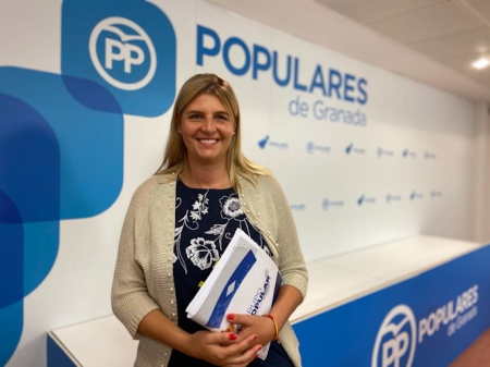La portavoz del PP en Diputación, Inmaculada Hernández (PP) 
