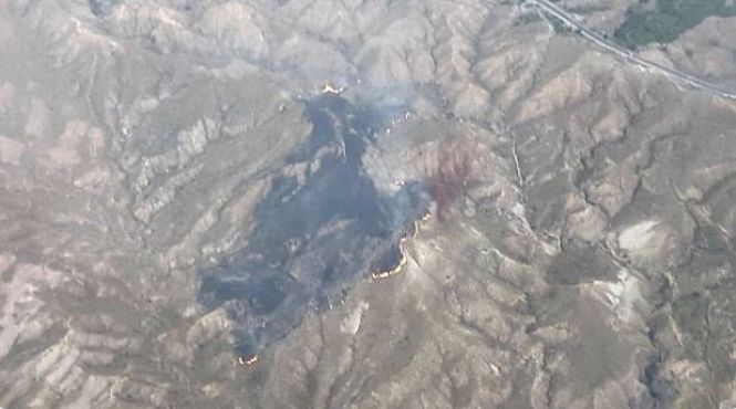 Incendio forestal en Freila (Granada) (PLAN INFOCA)