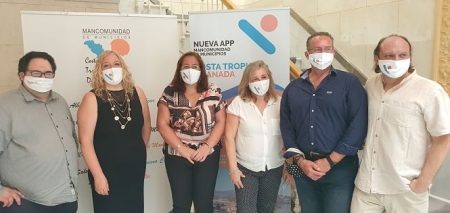 Imagen de la presentación de la APP (MANCOMUNIDAD COSTA TROPICAL)