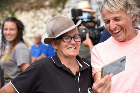 Imagen de la grabación del programa (J. GROSSO / DIPGRA)