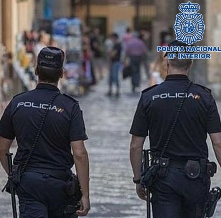 Patrulla de la Policia NAcional por el Centro de Granada (POLICIA NACIONAL)