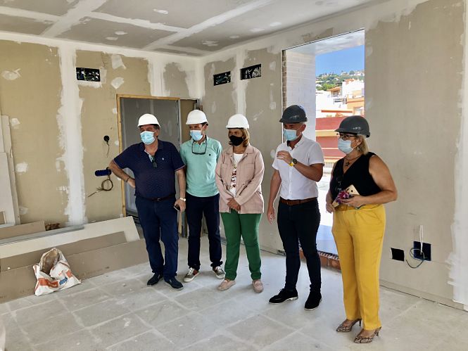 Visita a las obras del neuvo centro de Servicios Sociales (AYTO. MOTRIL)