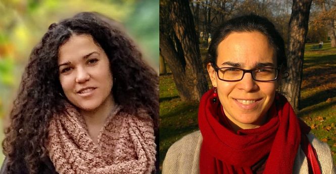 Las investigadoras de la UGR Lucía Estevan Reina y Soledad de Lemus (UGR)