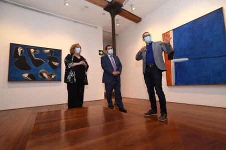 Imagen de la inauguración de la exposición (DIPUTACIÓN)