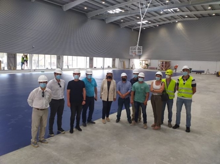 Visita a las obras del Pabellón de Motril (AYTO. MOTRIL)