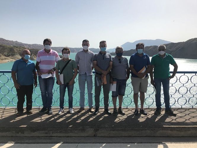 Visita a un regadío en la zona norte (PSOE) 