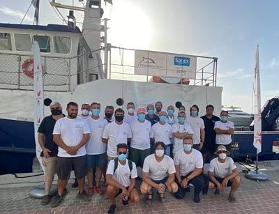 Imagen de la salida de la expedición (AYTO. ALMUÑÉCAR)