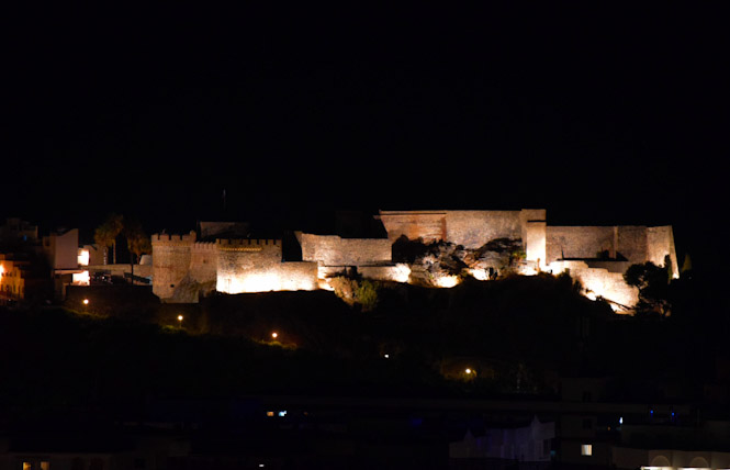 Castillo de San Miguel de Almuñécar iluminado (AYTO. ALMUÑECAR) 
