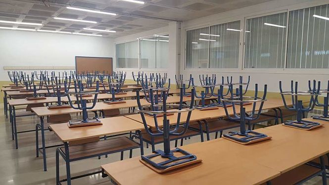 Aula de Cúllar Vega aún vacía (AYTO. CÚLLAR VEGA) 