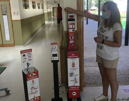 Medidas de prevención en un Colegio de Baza (AYTO. BAZA) 