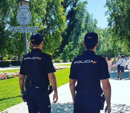 Imagen de una patrulla policial (POLICÍA NACIONAL) 