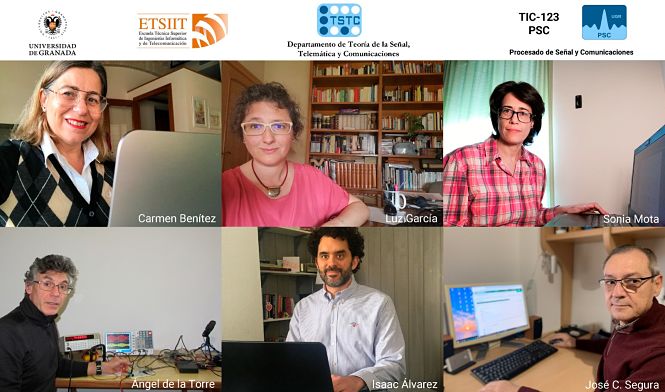 Imagen de la reunión telemática (UGR)