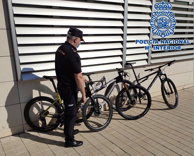 Bicicletas recuperadas por la Policía Nacional tras un robo (POLICÍA NACIONAL) 