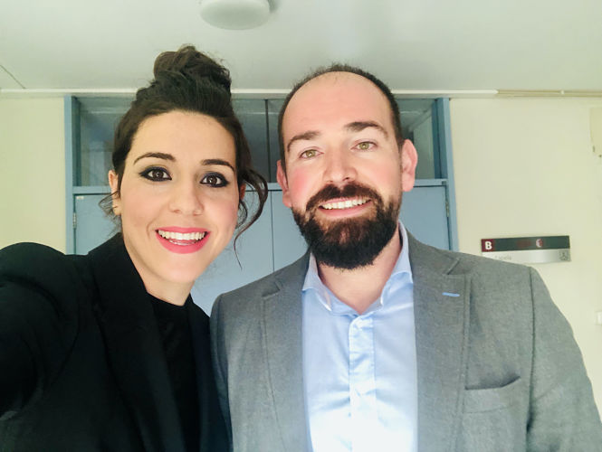 Eva Orantes y José María Heredia, investigadores de la UGR y autores de este trabajo (UGR)