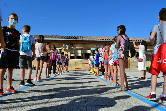 Inicio del curso en un Colegio de Albolote (AYTO. ALBOLOTE)
