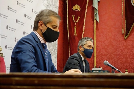Los portavoces del equipo de gobierno de Granada César Díaz y Manuel Olivares (AYUNTAMIENTO) Los portavoces del equipo de gobierno de Granada César Díaz y Manuel Olivares (AYUNTAMIENTO)
