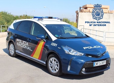 Coche patrulla de Policía Nacional (POLICÍA NACIONAL EN GRANADA)